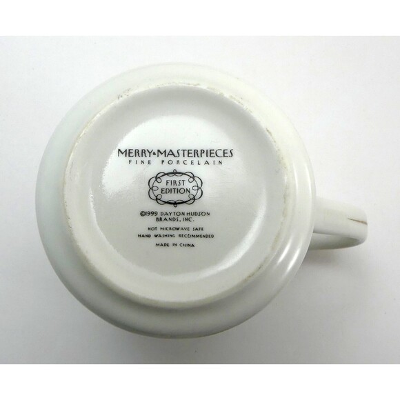 Merry Masterpieces Christmas Plate & Mug Black Tie Optional Michelangelo David - Picture 9 of 10